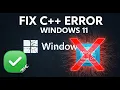 Microsoft Visual C Runtime Library Error in Windows 11 Reddit Runtime Library Missing