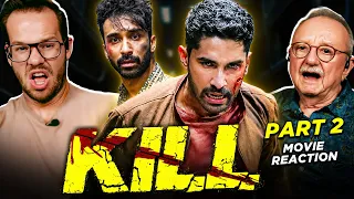 Kill Movie Reaction Part Lakshya Raghav Juyal Tanya Nikhil Nagesh Bhat