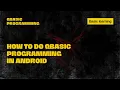 How to write QBasic program in Android QBasic programming 7