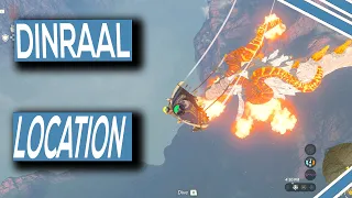 Where To Find Dinraal In Zelda Tears Of The Kingdom