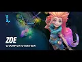 Zoe Champion Overview Gameplay - League of Legends Wild Rift