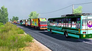 terrifying bus overtakes tnstc bus journey
