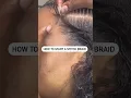 How To Start Stitch Braids