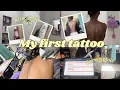 My first tattoo experience spine tattoo - pain rating