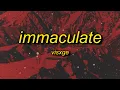 Lagu VISXGE - IMMACULATE