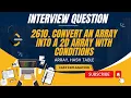 2610 Convert an Array Into a 2D Array With Conditions Amazon O n Leetcode