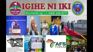 PEREZIDA FÉLIX TSHISEKEDI YATEYE UTWATSI UBUTUMIRE BWA THABO MBEKI MU BIGANIRO BIHUZA ABANYEKONGO 