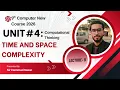 Time and Space Complexity 9th Class Computer Science Chapter 4 - Lec 9