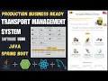 Transport Management System Project using Spring Boot React JS Transportation Management Software