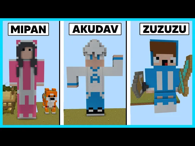 Download MP3 MIPAN & ZUZUZU Membuat Patung Minecraft Mereka Sendiri! PALING BESAR DI DUNIA - Minecraft Survival