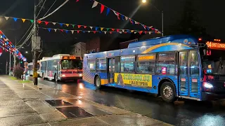 NYCT Bus Q58 Q98 via Forest Ave Q14 Action Metropolitan Forest Avenues
