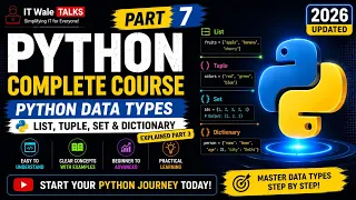 Python Set Explained Python Complete Course Part 7 Hindi 2026