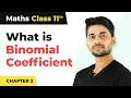 Values of Binomial Coefficient - Binomial Theorem Class 11 Maths
