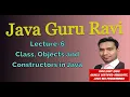 Class Object and Constructor java Lec-6