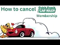 How To Cancel Quick Quack Car Wash Membership