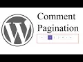 Wordpress Style Comment Pagination No Plugins Need