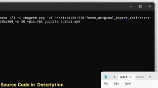 FFMPEG Command to Create MP4 or Slideshow From Multiple Images in Terminal