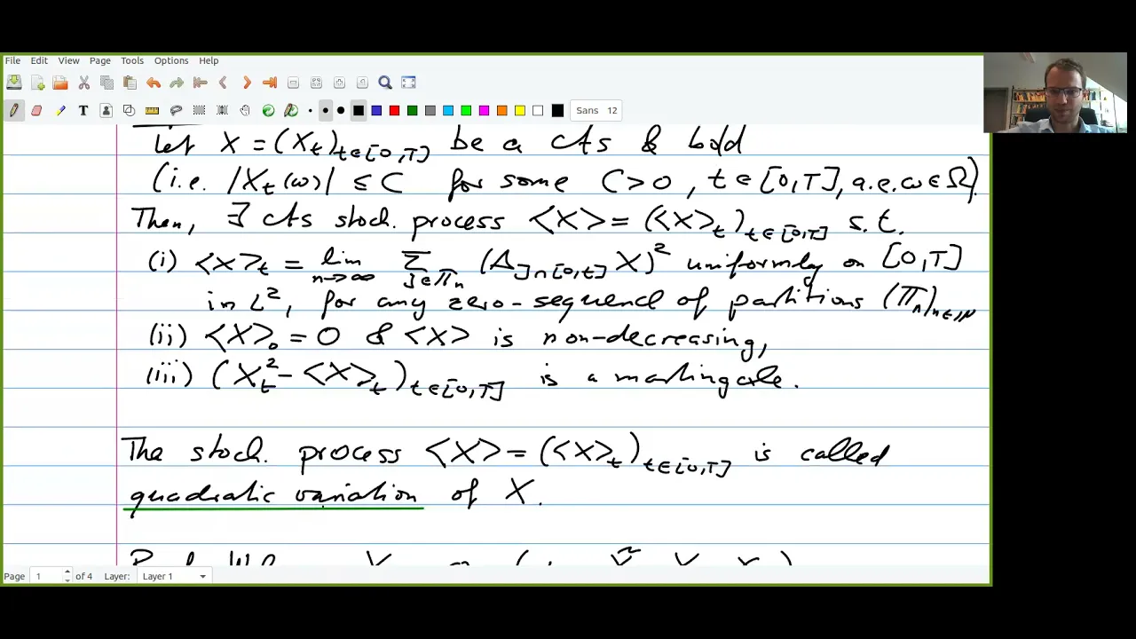 C2.2.3 - Martingales and quadratic variation