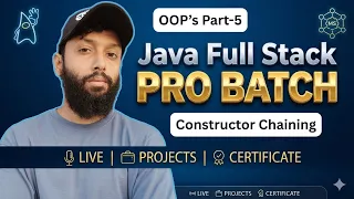 Master OOPs in Java Part-5 Constructor Chaining in Java CoreJava Day-22