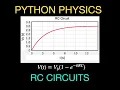 Python Physics Modeling RC Circuits without Differential Equations