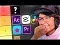 Ranking EVERY Editing Software Tier List