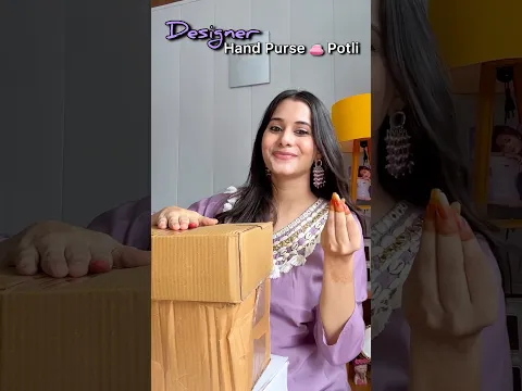 Meesho Designer Potli Hand Purse 👛 For Festival & Wedding ✨ Must Buy Trendy Purse #shortvideo