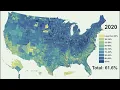 U S White Population by Percentage Over Several Decades