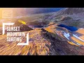 Download Lagu Mountains From Above - Stunning Drone flying into the golden sunset light - 4k