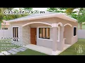 Beautiful 7x7m 50m2 house