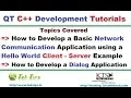 How to Develop a Basic Networking Application using QT C Tutorials