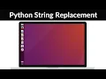 Python string Replacement using pattern