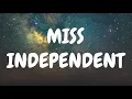 Download Lagu Ne-Yo - Miss Independent (Lyrics)