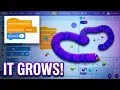 Snake io in Scratch Gets Real Food Death Mechanics