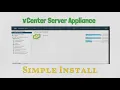 vCenter Server Appliance SIMPLE Install