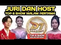 Lagu JURI DAN HOST KONSER TOP 6 SHOW MALAM PERTAMA   /  SIAPAKAH YANG AKAN MENDAPATKAN ALL SO ?
