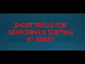 Sorting and Binary search in java Short Tricks English