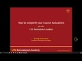 Course Evaluation Instructions