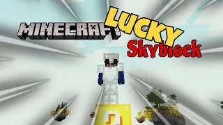 INSANE LUCKY BLOCK SKYBLOCK CHALLENGE!!! | Day One