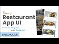 Ionic Angular Restaurant App UI - Layouts and Styling Speed Code