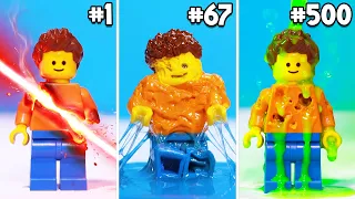 500 Ways To DESTROY a LEGO Minifigure