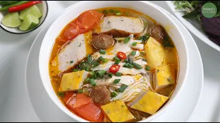 BÚN CHẢ CÁ Nha Trang Fish Cake Noodle Soup