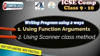 Input using function arguments and scanner class method input through scanner class in java