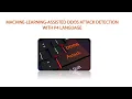 ML-assisted DDoS attack detection using P4 language