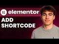 How To Add Shortcode In Elementor Tutorial 2026