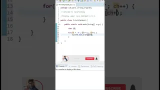 Print Alphabets in Java Print Alphabets from A to Z