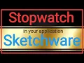 How to create Stopwatch Timer with Sketchware