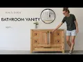 How to Build a Bathroom Vanity Single Sink Vanity Cabinet