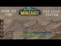 WoW Classic How To Use The Chat System