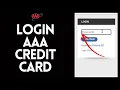 How to Login AAA Credit Card Sign In AAA Credit Card