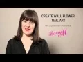 Barry M Cosmetics Wallflower nail tutorial WIN 50 worth of Barry M nail polishes